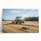 Rustic Farmhouse Wall Art: Tractor in Field - Country Style Decor Print