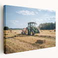 Rustic Farmhouse Wall Art: Tractor in Field - Country Style Decor Print