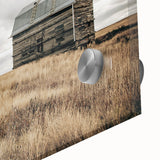 Rustic Farmhouse Wall Art: Abandoned Barn in Field - Country Style Decor
