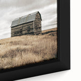 Rustic Farmhouse Wall Art: Abandoned Barn in Field - Country Style Decor