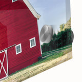 Farmhouse Wall Art: Iconic Red Barn - Rustic Country Style Decor Print