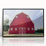Farmhouse Wall Art: Iconic Red Barn - Rustic Country Style Decor Print
