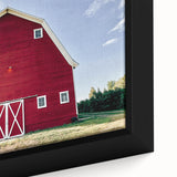 Farmhouse Wall Art: Iconic Red Barn - Rustic Country Style Decor Print