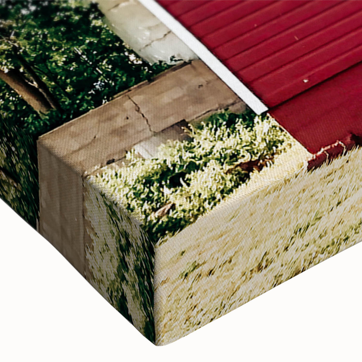 Farmhouse Wall Art: Iconic Red Barn - Rustic Country Style Decor Print
