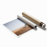 Farmhouse Wall Art: Combine Harvester in Field - Rustic Country Decor