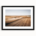Farmhouse Wall Art: Aerial Harvesting Scene - Rustic Country Decor Print