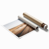 Farmhouse Wall Art: Aerial Harvesting Scene - Rustic Country Decor Print