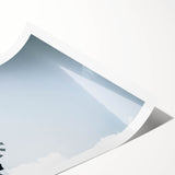 Farmhouse Wall Art: Windmill in Sky - Rustic Country Style Decor Print