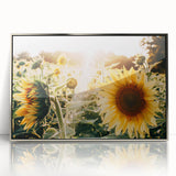 Farmhouse Wall Art: Sunflowers in Bloom - Rustic Country Style Decor Print