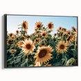 Farmhouse Wall Art: Sunflower Field - Rustic Country Style Decor Print