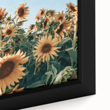 Farmhouse Wall Art: Sunflower Field - Rustic Country Style Decor Print