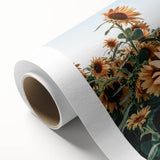 Farmhouse Wall Art: Sunflower Field - Rustic Country Style Decor Print