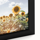 Farmhouse Wall Art: Sunflowers in Summer - Rustic Country Style Decor