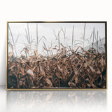 Farmhouse Wall Art: Autumn Corn Stalks - Rustic Country Style Decor Print