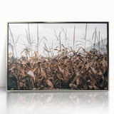 Farmhouse Wall Art: Autumn Corn Stalks - Rustic Country Style Decor Print