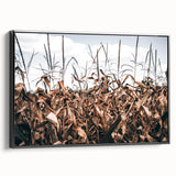 Farmhouse Wall Art: Autumn Corn Stalks - Rustic Country Style Decor Print