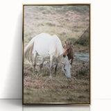 Rustic Country Horses - Farmhouse Style Wall Art for Country Living Decor