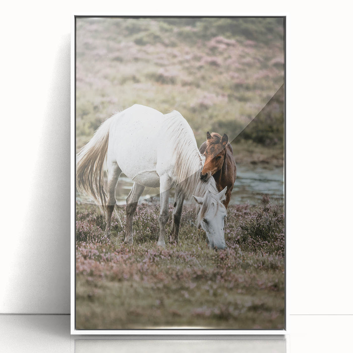 Rustic Country Horses - Farmhouse Style Wall Art for Country Living Decor