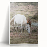 Rustic Country Horses - Farmhouse Style Wall Art for Country Living Decor