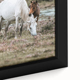 Rustic Country Horses - Farmhouse Style Wall Art for Country Living Decor