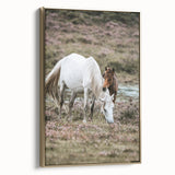 Rustic Country Horses - Farmhouse Style Wall Art for Country Living Decor