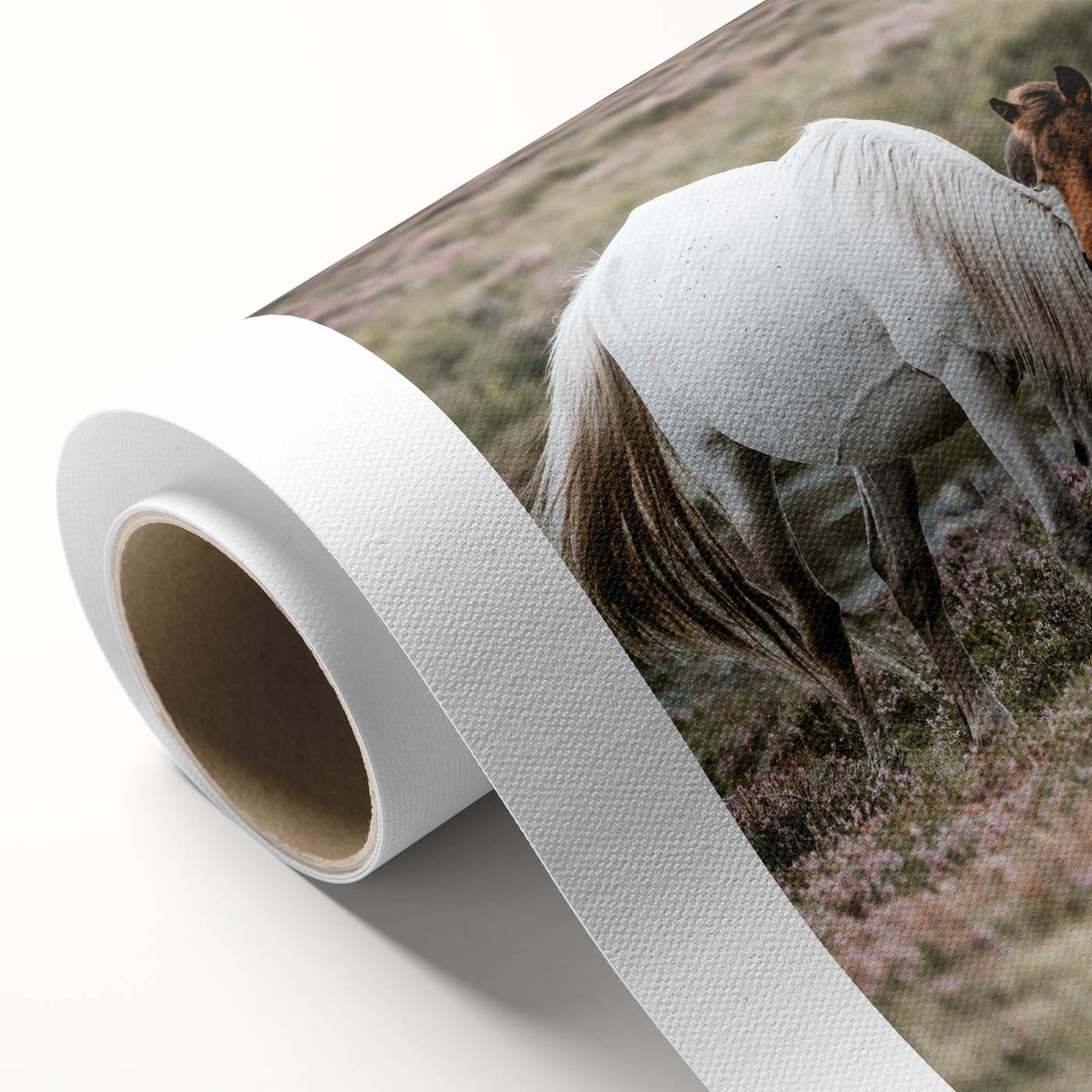 Rustic Country Horses - Farmhouse Style Wall Art for Country Living Decor