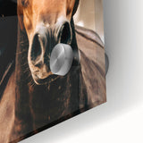 Dynamic Horse Portrait - Rustic Farmhouse Wall Art for Country Living