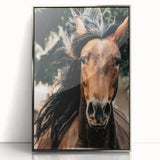 Dynamic Horse Portrait - Rustic Farmhouse Wall Art for Country Living
