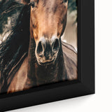 Dynamic Horse Portrait - Rustic Farmhouse Wall Art for Country Living