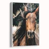 Dynamic Horse Portrait - Rustic Farmhouse Wall Art for Country Living