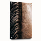 Close-Up Horse Mane - Rustic Farmhouse Wall Art for Country Living