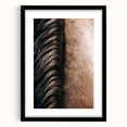 Close-Up Horse Mane - Rustic Farmhouse Wall Art for Country Living