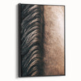 Close-Up Horse Mane - Rustic Farmhouse Wall Art for Country Living