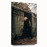 Rustic Weathered Shed - Farmhouse Wall Art for Vintage Country Homes