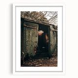 Rustic Weathered Shed - Farmhouse Wall Art for Vintage Country Homes