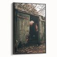 Rustic Weathered Shed - Farmhouse Wall Art for Vintage Country Homes