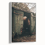 Rustic Weathered Shed - Farmhouse Wall Art for Vintage Country Homes