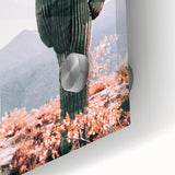 Tall Desert Cactus - Rustic Farmhouse Wall Art for Country Living Homes