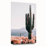 Tall Desert Cactus - Rustic Farmhouse Wall Art for Country Living Homes
