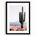 Tall Desert Cactus - Rustic Farmhouse Wall Art for Country Living Homes