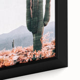 Tall Desert Cactus - Rustic Farmhouse Wall Art for Country Living Homes