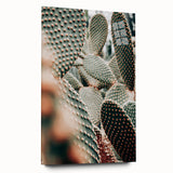 Clustered Cactus Pads - Rustic Desert-Inspired Farmhouse Wall Art Print