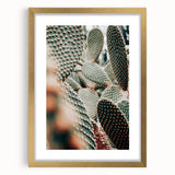 Clustered Cactus Pads - Rustic Desert-Inspired Farmhouse Wall Art Print