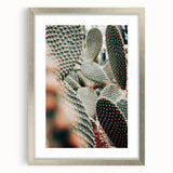 Clustered Cactus Pads - Rustic Desert-Inspired Farmhouse Wall Art Print