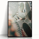 Clustered Cactus Pads - Rustic Desert-Inspired Farmhouse Wall Art Print