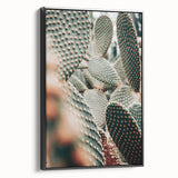 Clustered Cactus Pads - Rustic Desert-Inspired Farmhouse Wall Art Print