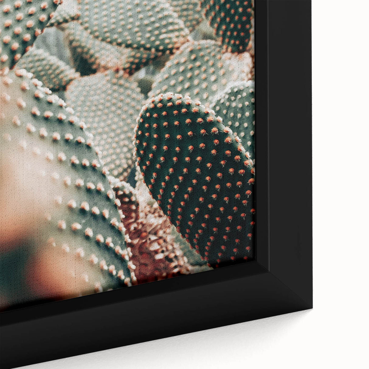 Clustered Cactus Pads - Rustic Desert-Inspired Farmhouse Wall Art Print