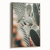 Clustered Cactus Pads - Rustic Desert-Inspired Farmhouse Wall Art Print