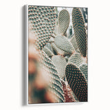 Clustered Cactus Pads - Rustic Desert-Inspired Farmhouse Wall Art Print