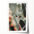Clustered Cactus Pads - Rustic Desert-Inspired Farmhouse Wall Art Print